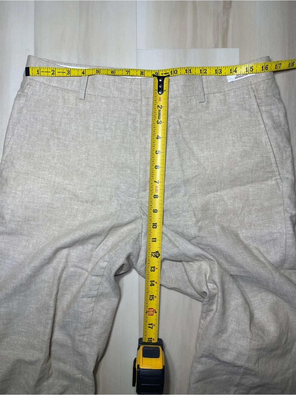 Jos A Bank Dress Pants Linen Blend Slim Fit Suit Separates Men’s 33x30 Beige